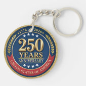 Porte-clés 250th Anniversary USA Patriotic | 1776–2026 (Dos)