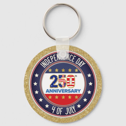 Porte-clés 250th Anniversary USA Patriotic | 1776–2026 (Recto)