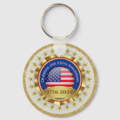 Porte-clés 250th Anniversary USA Patriotic | 1776–2026 (Verso)