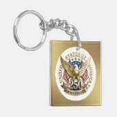 Porte-clés 250th Anniversary USA Patriotic | 1776–2026 (Devant gauche)