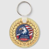 Porte-clés 250th Anniversary USA Patriotic | 1776–2026 (Recto)