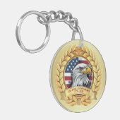 Porte-clés 250th Anniversary USA Patriotic | 1776–2026 (Devant gauche)