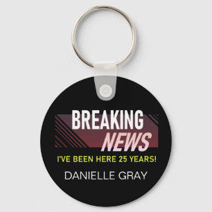 Porte-clés 25 Anniversaire de travail Appréciation des employ