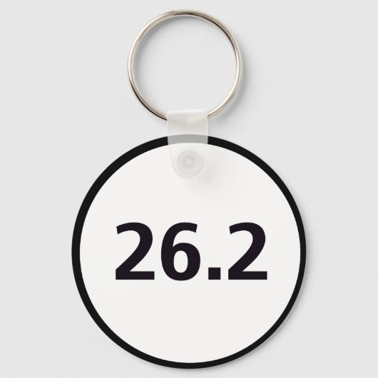 Porte-clés 26,2 ronde (Recto)