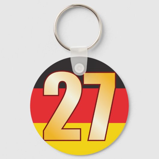 Porte-clés 27 Gold ALLEMAGNE (Recto)