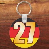 Porte-clés 27 Gold ALLEMAGNE (Recto)