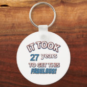 Porte-clés 27ème anniversaire de design (Recto)