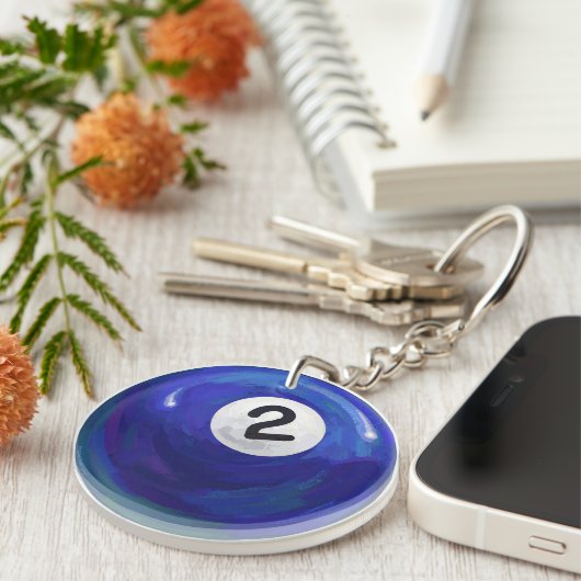 Porte-clés 2 balles (Devant Droit)