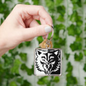 Porte-clés 2 faces (main)