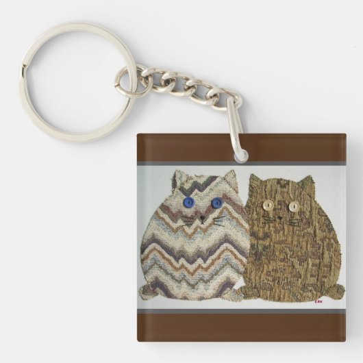 Porte-clés 2 Fat Cats #1 (Devant)