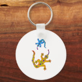 Porte-clés 2 Geckos (Recto)