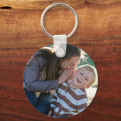 Porte-clés 2 photo personnalisée double face (Verso)