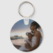 Porte-clés 2 Photo personnalisée double face (Verso)