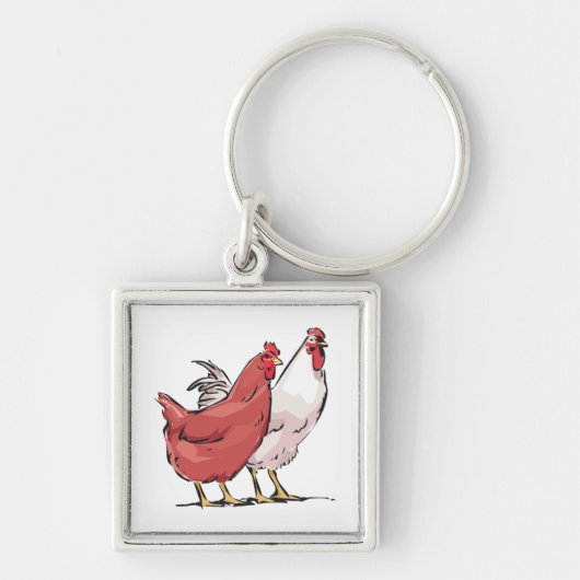 Porte-clés 2 Porte - clé poulets (Devant)