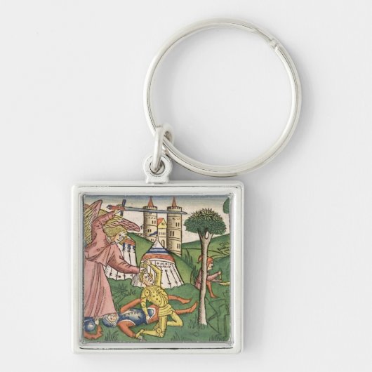 Porte-clés 2 vengeance de rois 19 Dieu 35-37 sur l'Assyria, (Devant)