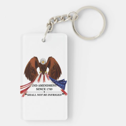 Porte-clés 2e amendement Oreiller (Dos)