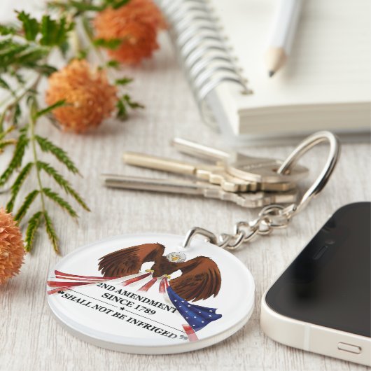 Porte-clés 2e amendement Oreiller (Devant droit)