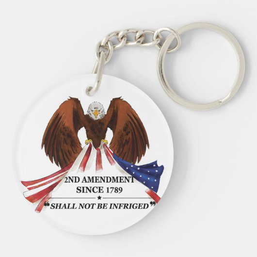 Porte-clés 2e amendement Oreiller (Dos)