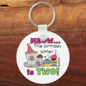 Porte-clés 2e t-shirts et cadeaux d'anniversaire Kitten (Recto)