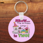 Porte-clés 2e t-shirts et cadeaux d'anniversaire Kitten (Recto)
