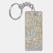 Porte-clés 2ème siècle de CARTE du MONDE (Devant gauche)