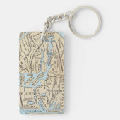 Porte-clés 2ème siècle de CARTE du MONDE (Dos)