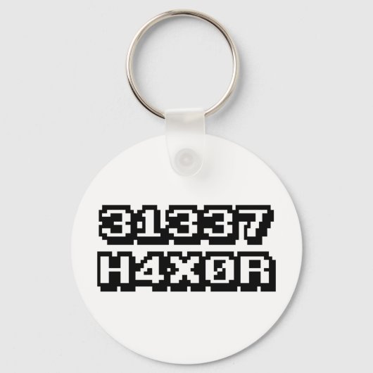 PORTE-CLÉS 31337 H4X0R (Recto)