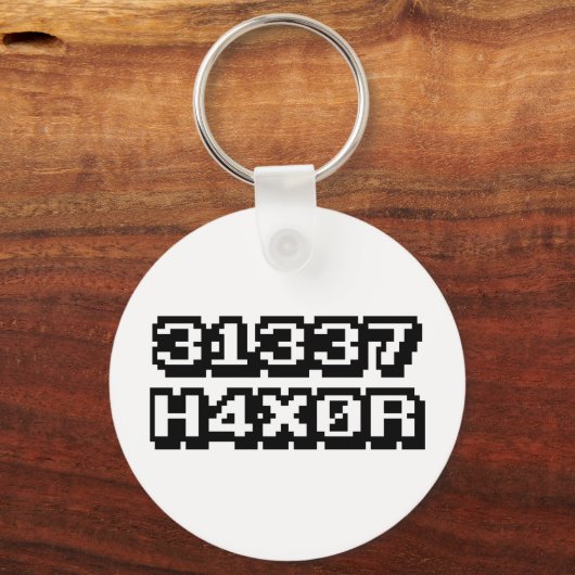 PORTE-CLÉS 31337 H4X0R (Recto)