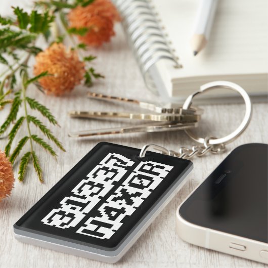 PORTE-CLÉS 31337 H4X0R (Devant droit)
