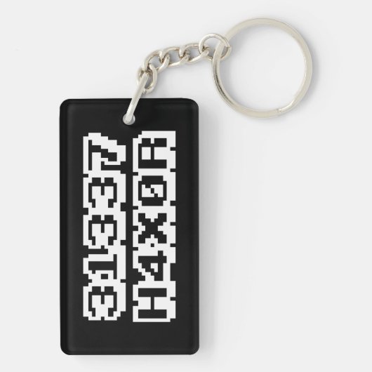 PORTE-CLÉS 31337 H4X0R (Dos)