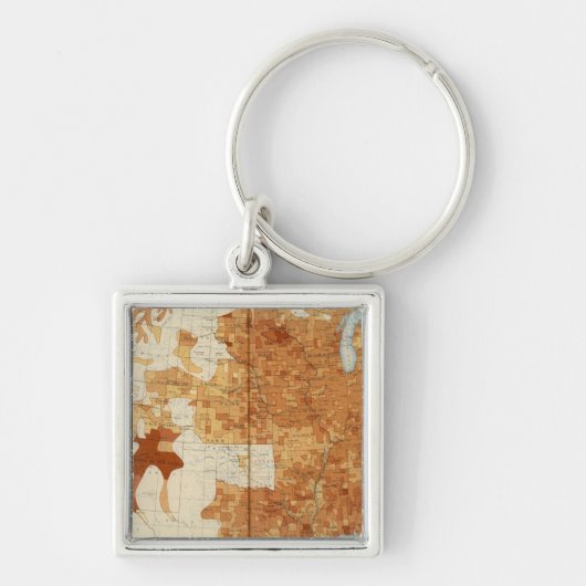 Porte-clés 34 Proportion de confessions religieuses 1890 (Devant)