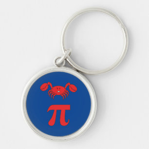 Porte-clés 3.14 Crab Pie Pi Pun Drôle Math Plaisanterie