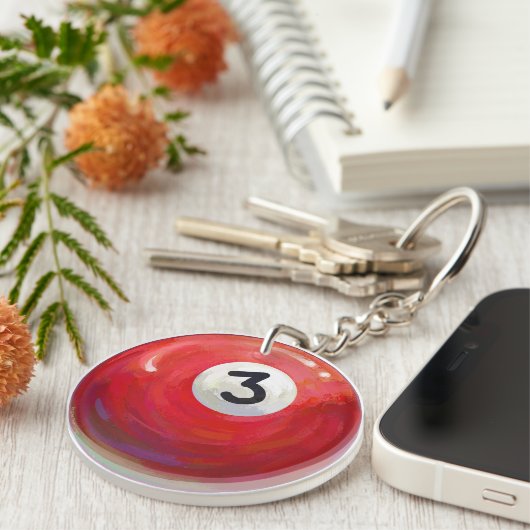 Porte-clés 3 balles (Devant Droit)