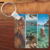 Porte-clés 3 Bandes Verticales Longues Photo Boho (Recto)