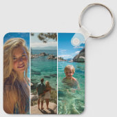 Porte-clés 3 Bandes Verticales Longues Photo Boho (Dos)