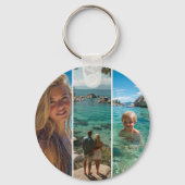 Porte-clés 3 Bandes Verticales Longues Photo Boho (Verso)