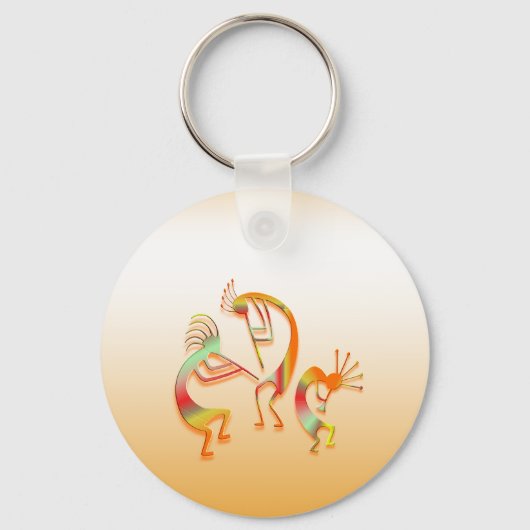 Porte-clés 3 Kokopelli (Recto)