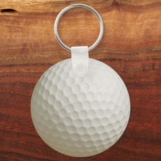 Porte-clés 3D Golf Ball Design – Custom Option keychain (Recto)