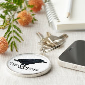 Porte-clés 3D plus jamais Raven (Côté)