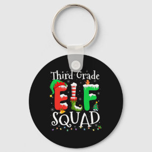Porte-clés 3e classe Elf Squad Xmas Funny Noël Troisième géné