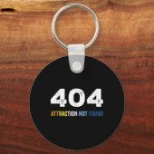 Porte-clés 404 Attraction introuvable Funny Aroace Erreur Mes (Recto)