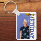 Porte-clés 40th Birthday Photo college Party (Recto)