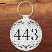 Porte-clés 443 Indicatif régional (Recto)