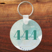 Porte-clés 444 Angel Numéro Divine Protection Affirmation (Recto)