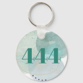 Porte-clés 444 Angel Numéro Divine Protection Affirmation (Verso)