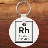 Porte-clés 45 Rhodium (Recto)
