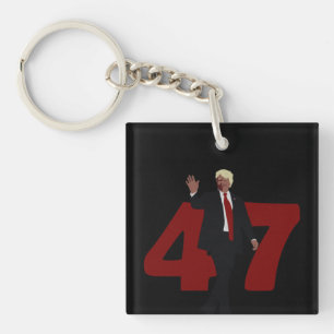PORTE-CLÉS 47 TRUMP 2024