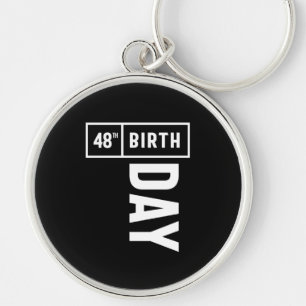 Porte-clés 48 Ans - 48e Anniversaire Drôle Cadeau