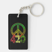 Porte-clés 4 20 Paix (Dos)