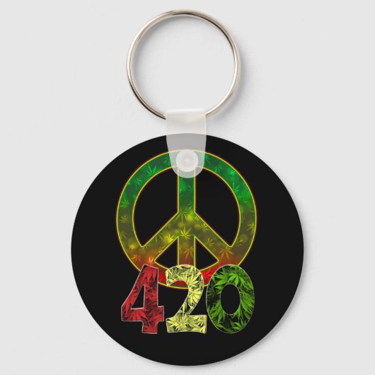 Porte-clés 4 20 Paix (Recto)